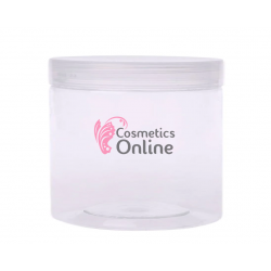 Recipient din plastic pentru depozitare cu capac, 400 ml Alb 1155, usor zgariat